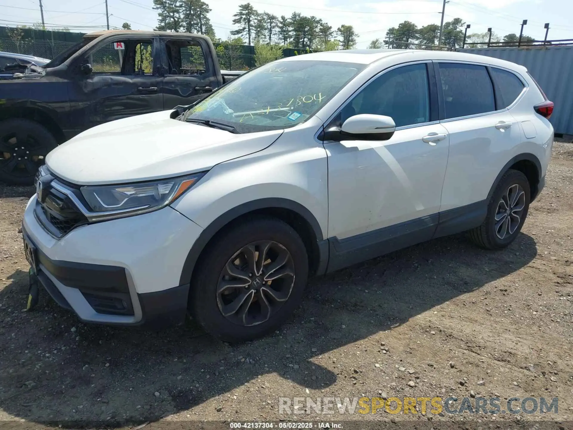2 Photograph of a damaged car 5J6RW2H87MA001958 HONDA CR-V 2021