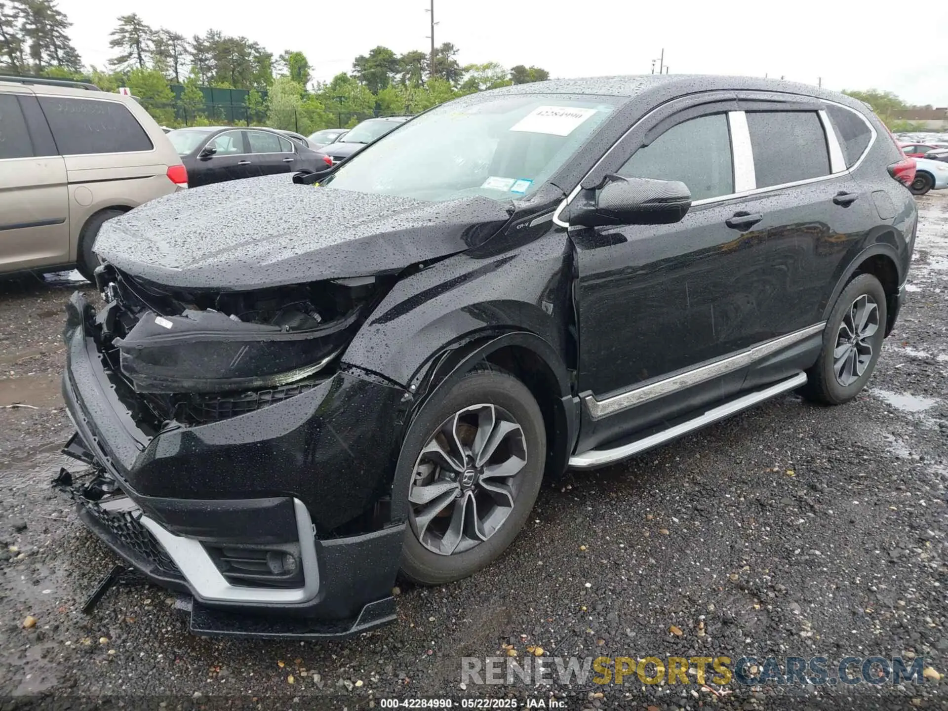 2 Photograph of a damaged car 5J6RW2H87ML011376 HONDA CR-V 2021