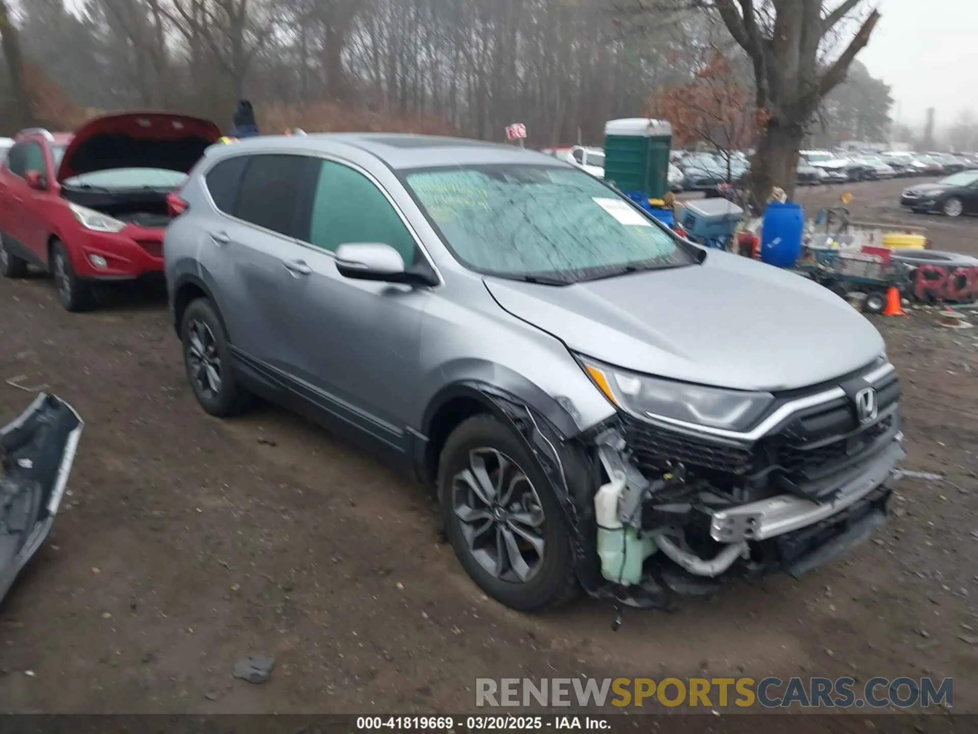 1 Photograph of a damaged car 5J6RW2H88MA009194 HONDA CR-V 2021