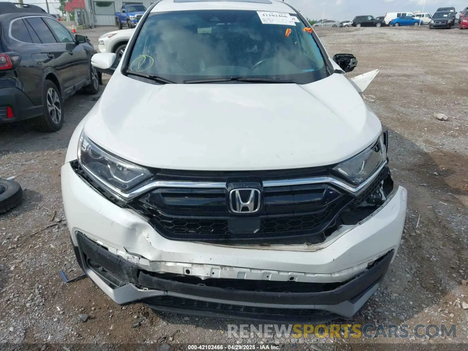 11 Photograph of a damaged car 5J6RW2H88ML010284 HONDA CR-V 2021