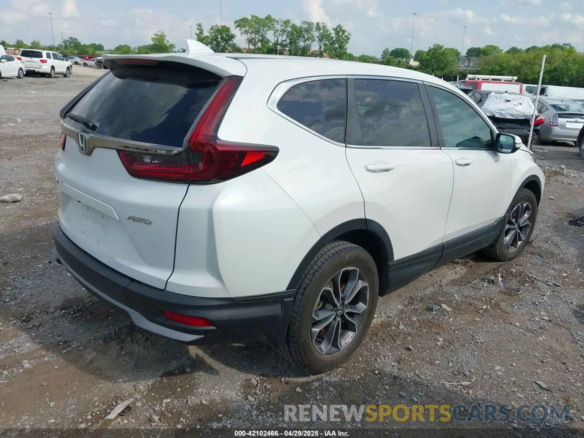4 Photograph of a damaged car 5J6RW2H88ML010284 HONDA CR-V 2021