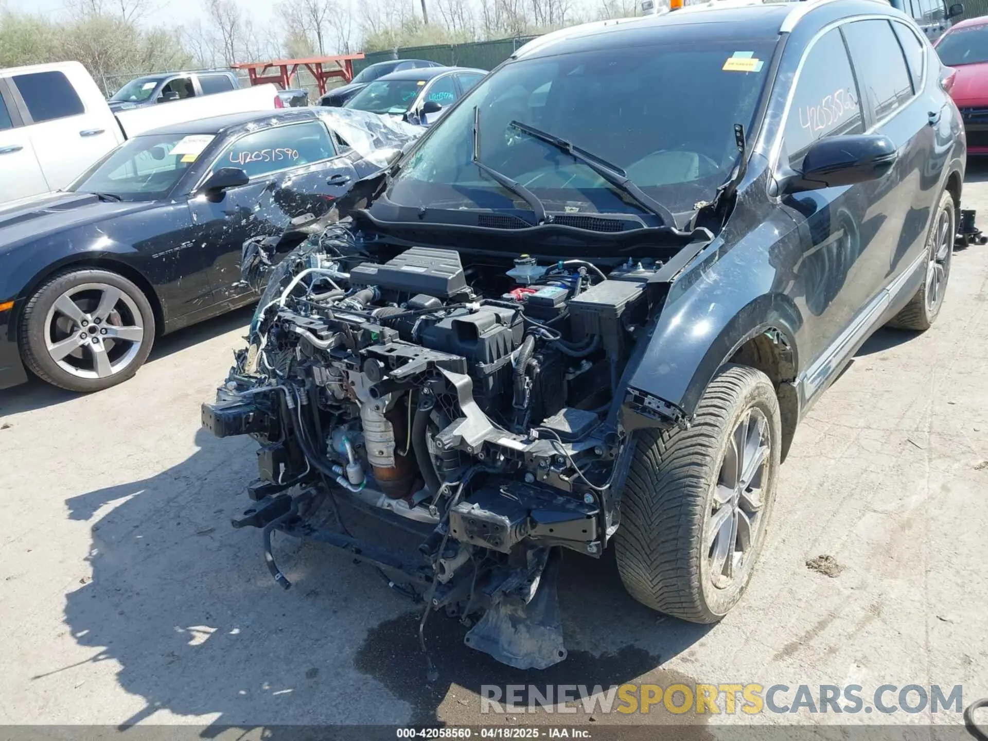 6 Photograph of a damaged car 5J6RW2H94ML013546 HONDA CR-V 2021