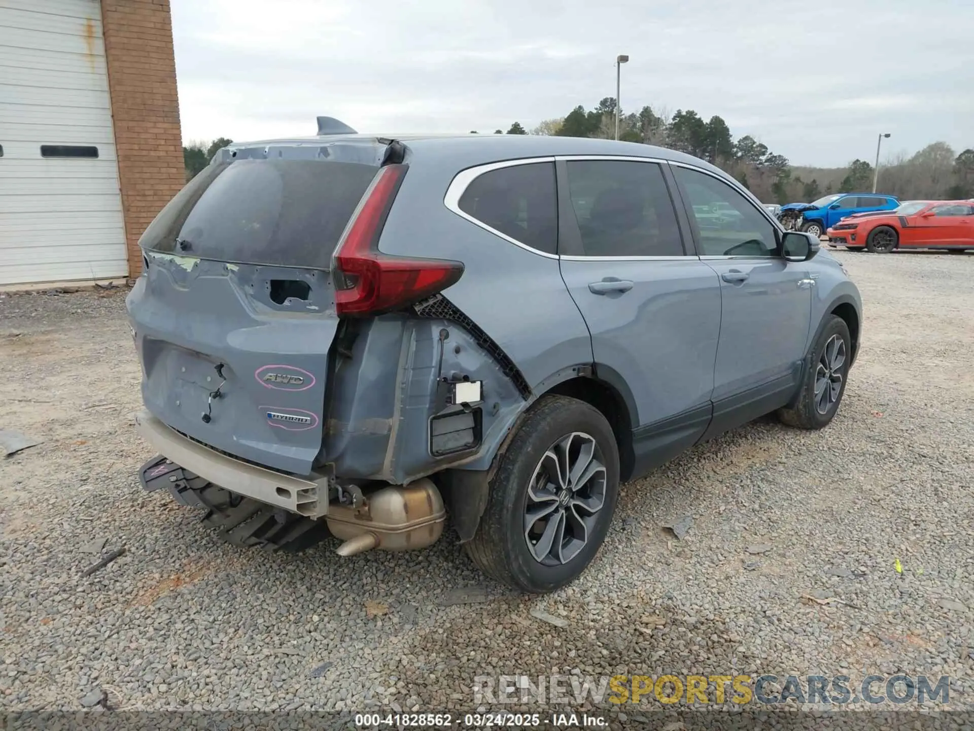 4 Photograph of a damaged car 7FART6H84ME032621 HONDA CR-V 2021