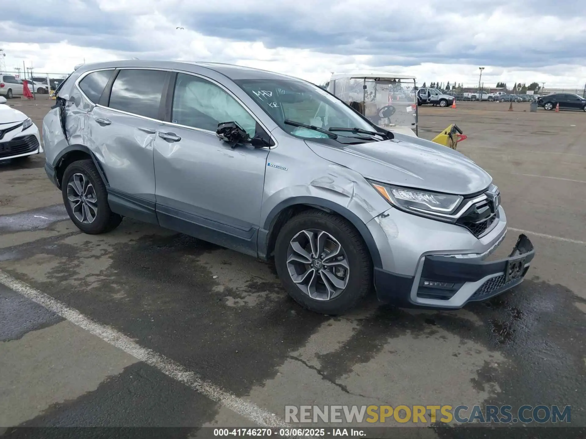1 Photograph of a damaged car 7FART6H8XME010994 HONDA CR-V 2021