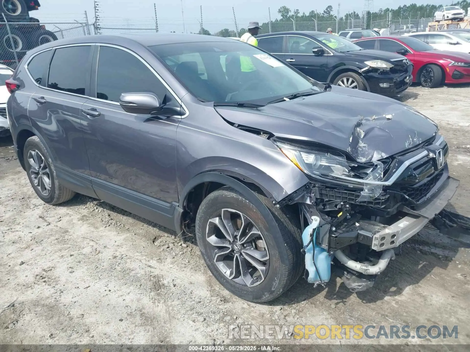 1 Photograph of a damaged car 7FARW1H55ME005265 HONDA CR-V 2021
