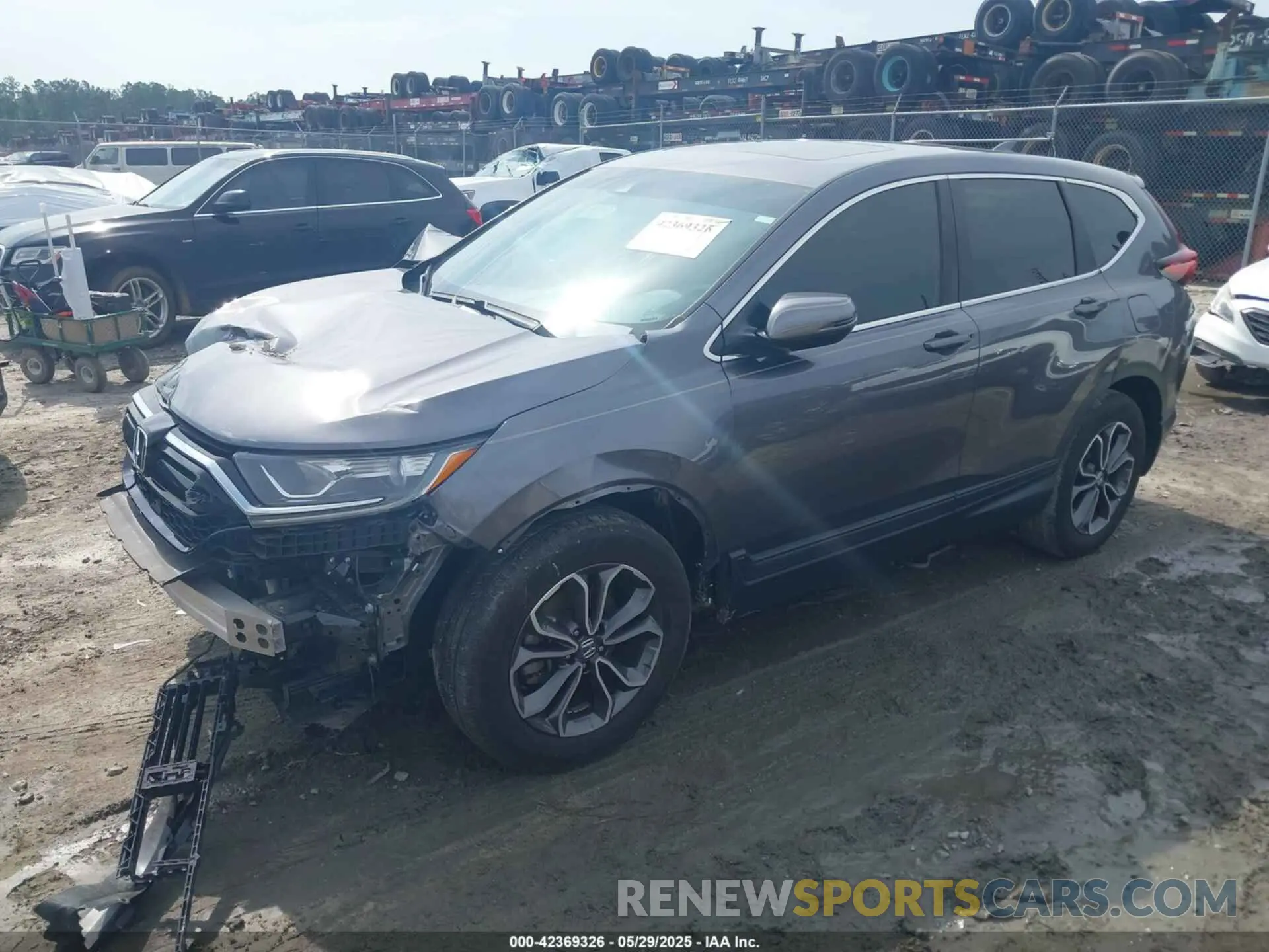 2 Photograph of a damaged car 7FARW1H55ME005265 HONDA CR-V 2021