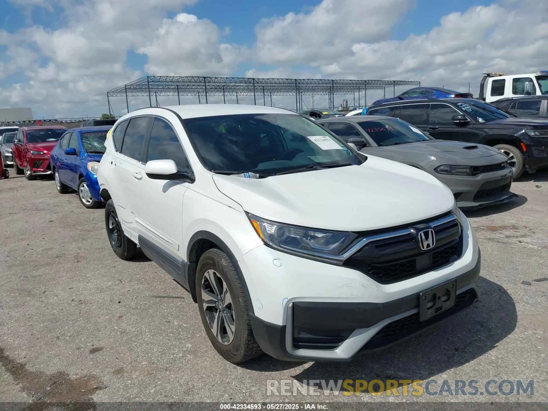 1 Photograph of a damaged car 7FARW1H71ME017513 HONDA CR-V 2021