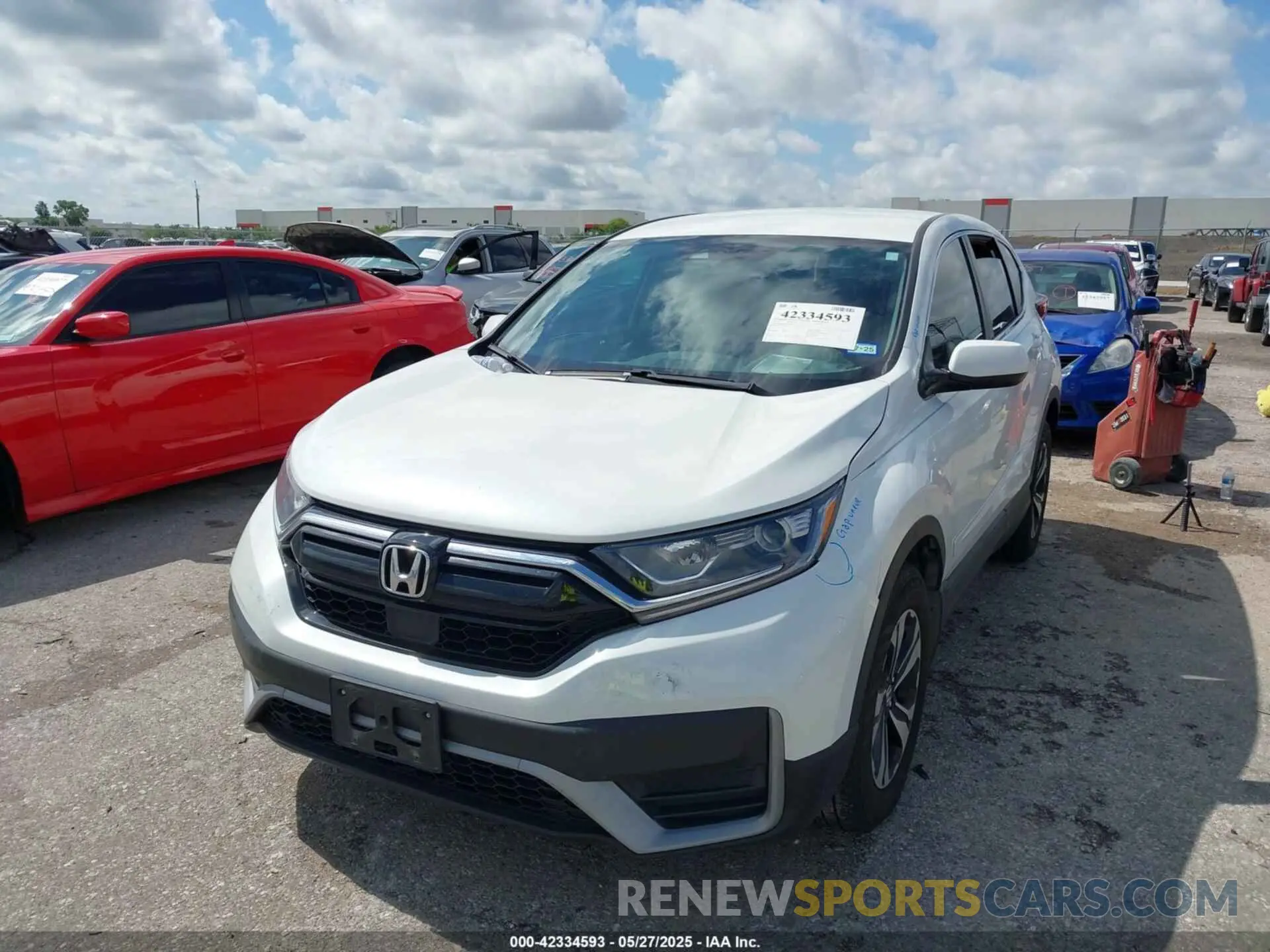 2 Photograph of a damaged car 7FARW1H71ME017513 HONDA CR-V 2021