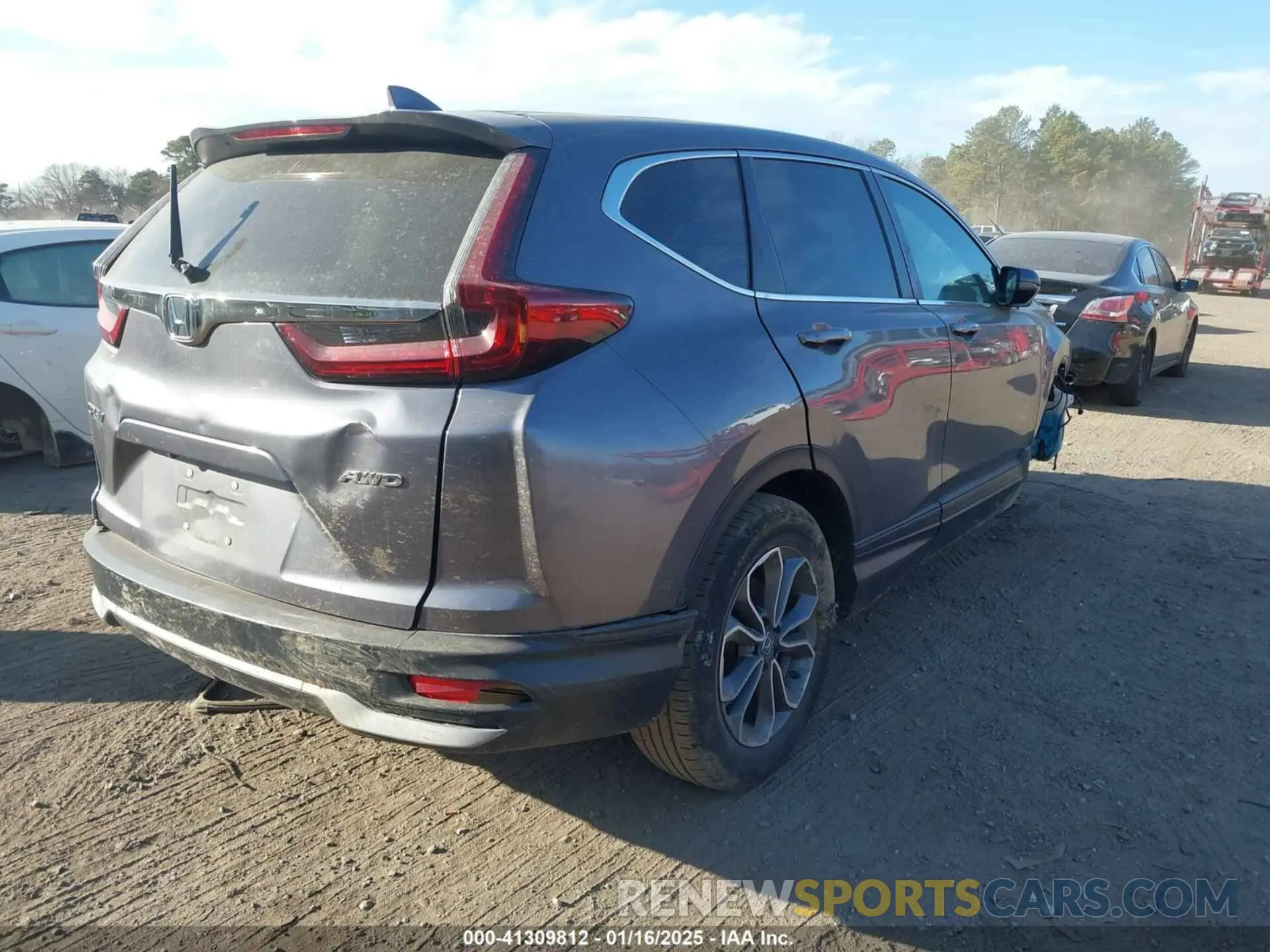 4 Photograph of a damaged car 7FARW2H52ME007500 HONDA CR-V 2021