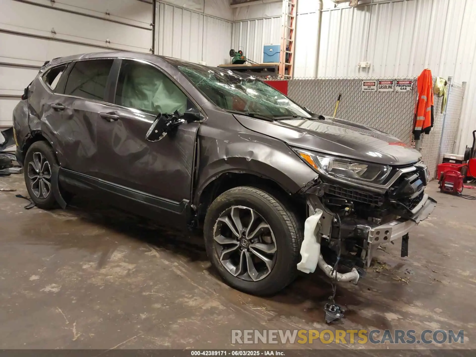 1 Photograph of a damaged car 7FARW2H55ME028342 HONDA CR-V 2021