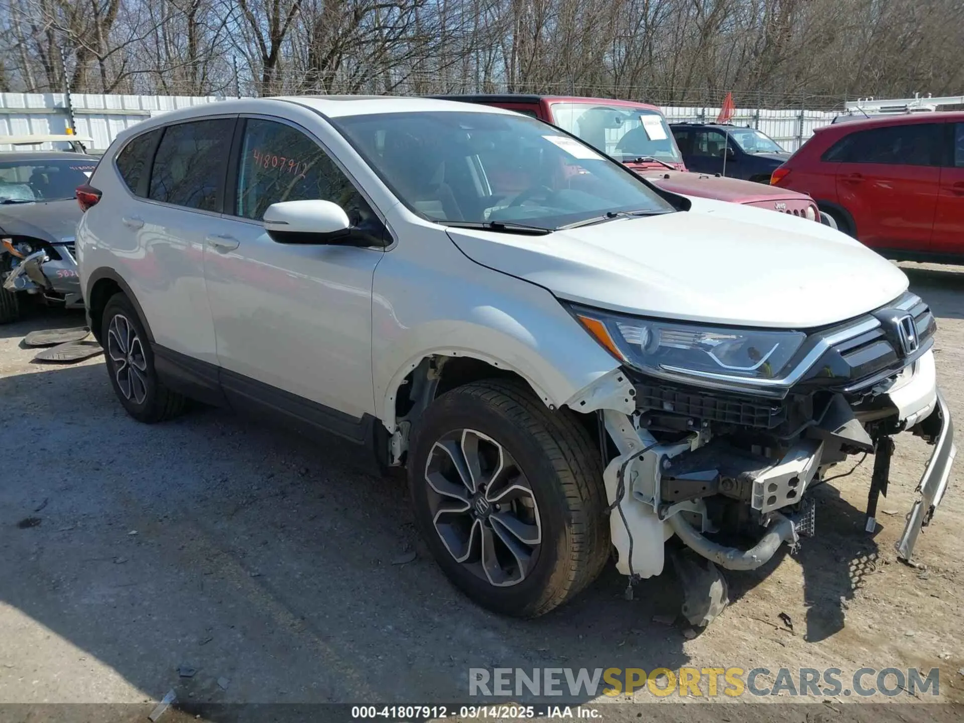 1 Photograph of a damaged car 7FARW2H57ME016192 HONDA CR-V 2021