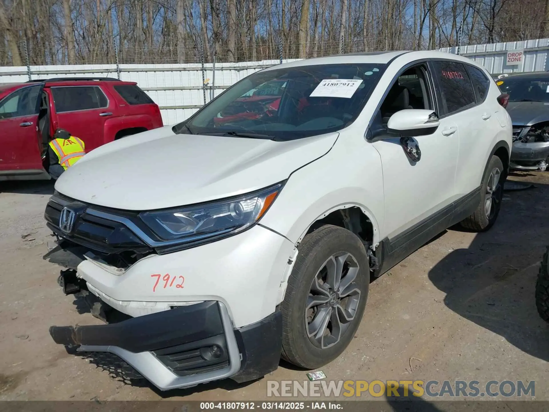 2 Photograph of a damaged car 7FARW2H57ME016192 HONDA CR-V 2021