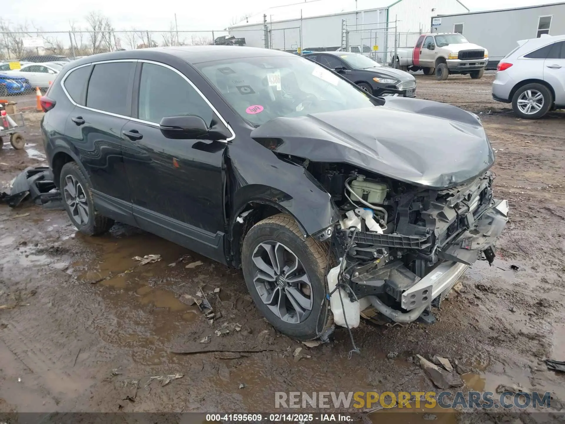 1 Photograph of a damaged car 7FARW2H58ME016525 HONDA CR-V 2021