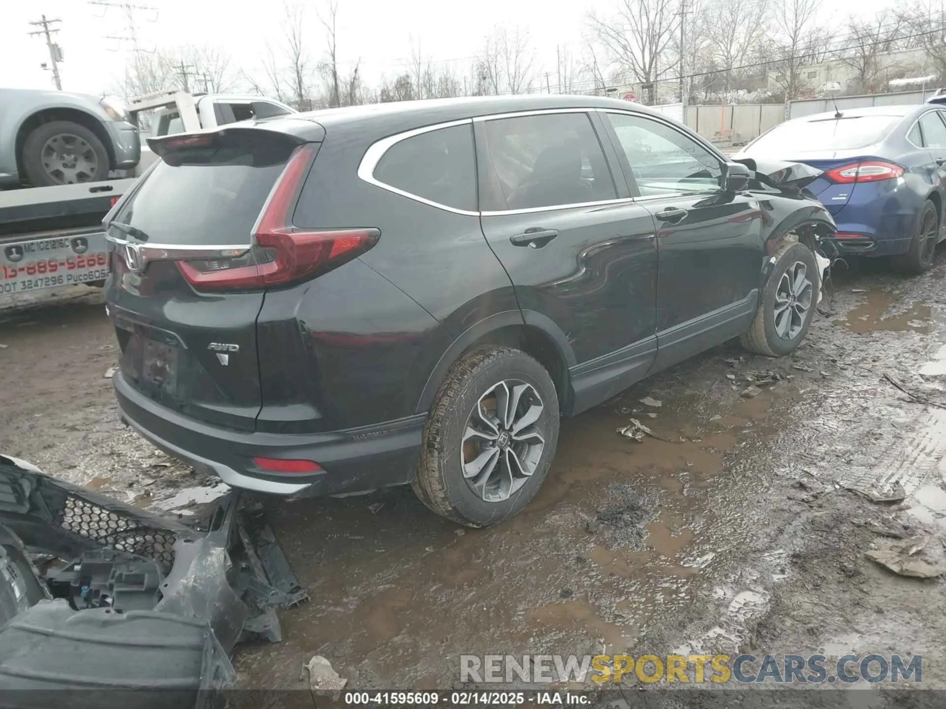 4 Photograph of a damaged car 7FARW2H58ME016525 HONDA CR-V 2021