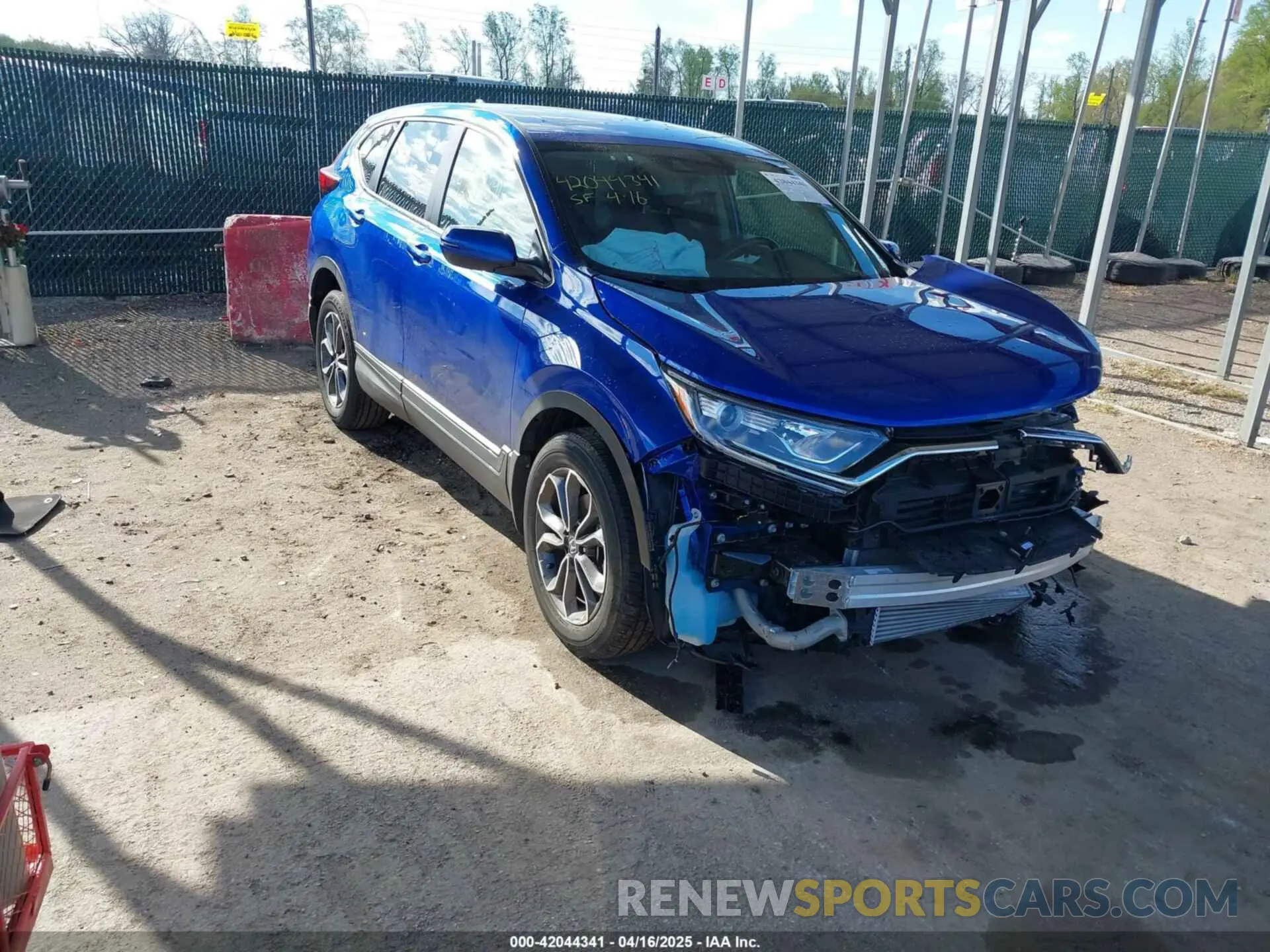 1 Photograph of a damaged car 7FARW2H80ME005531 HONDA CR-V 2021