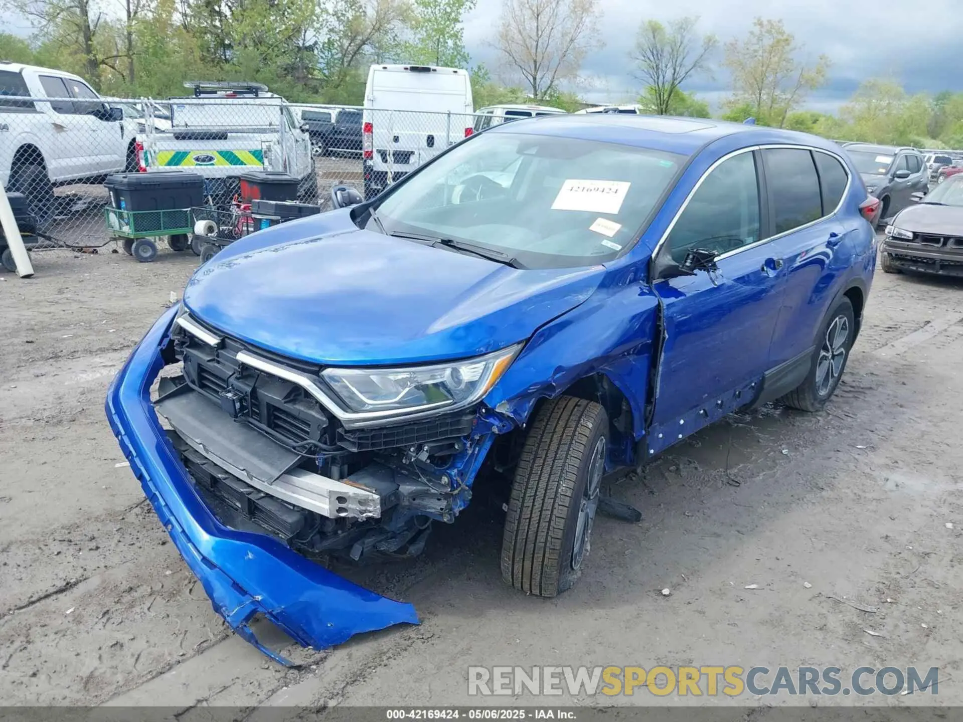 2 Photograph of a damaged car 7FARW2H88ME001596 HONDA CR-V 2021