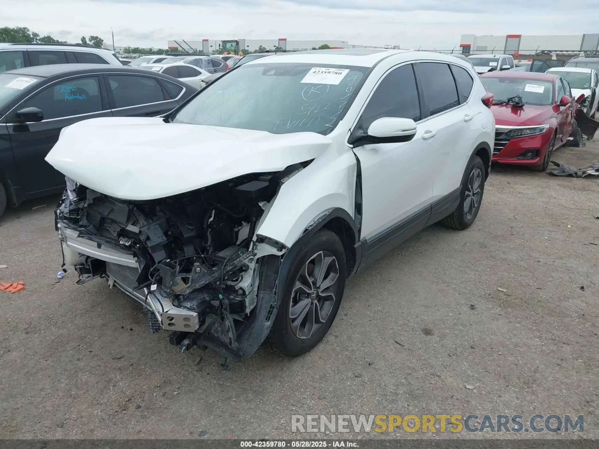 2 Photograph of a damaged car 2HKRW1H56NH400456 HONDA CR-V 2022