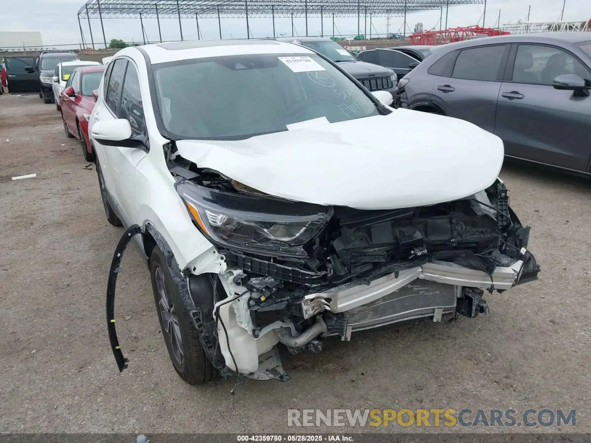 6 Photograph of a damaged car 2HKRW1H56NH400456 HONDA CR-V 2022