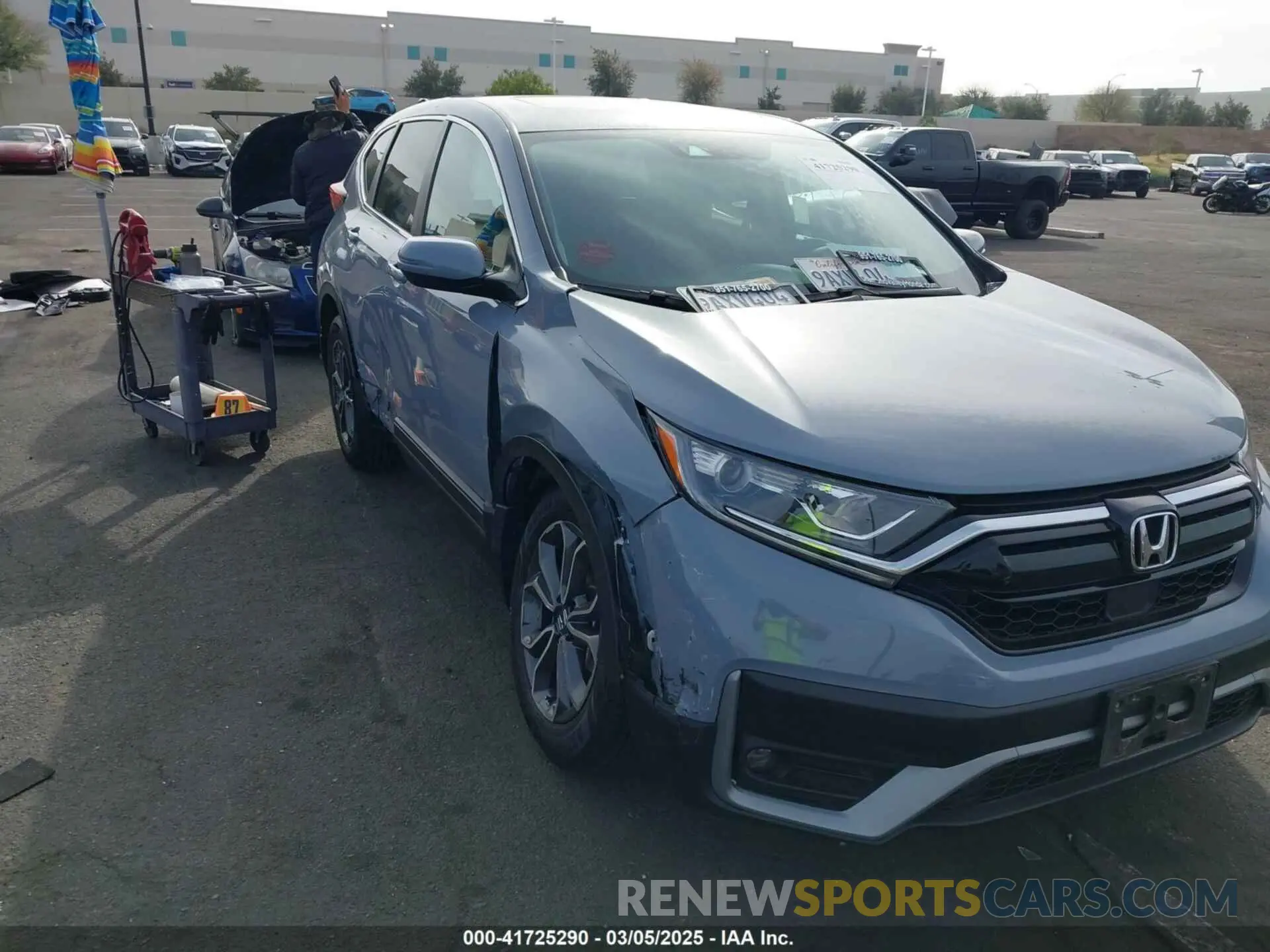 1 Photograph of a damaged car 2HKRW1H56NH404488 HONDA CR-V 2022
