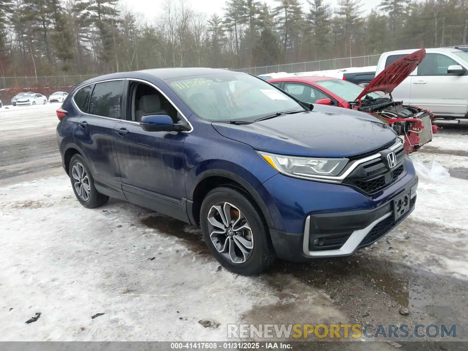 1 Photograph of a damaged car 2HKRW2H54NH640286 HONDA CR-V 2022