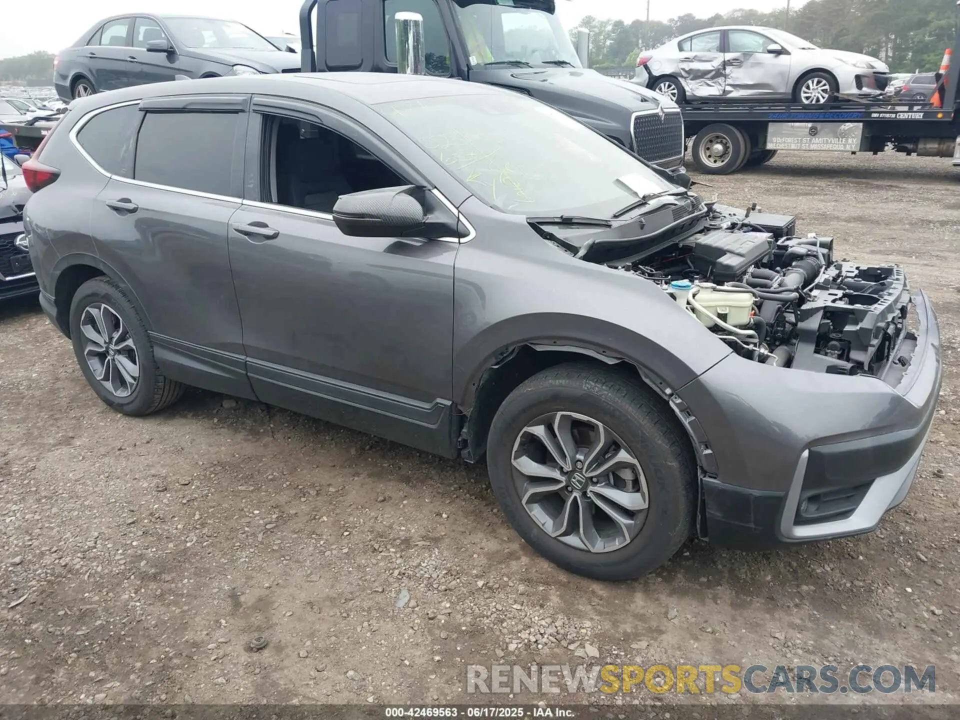 1 Photograph of a damaged car 2HKRW2H55NH621309 HONDA CR-V 2022