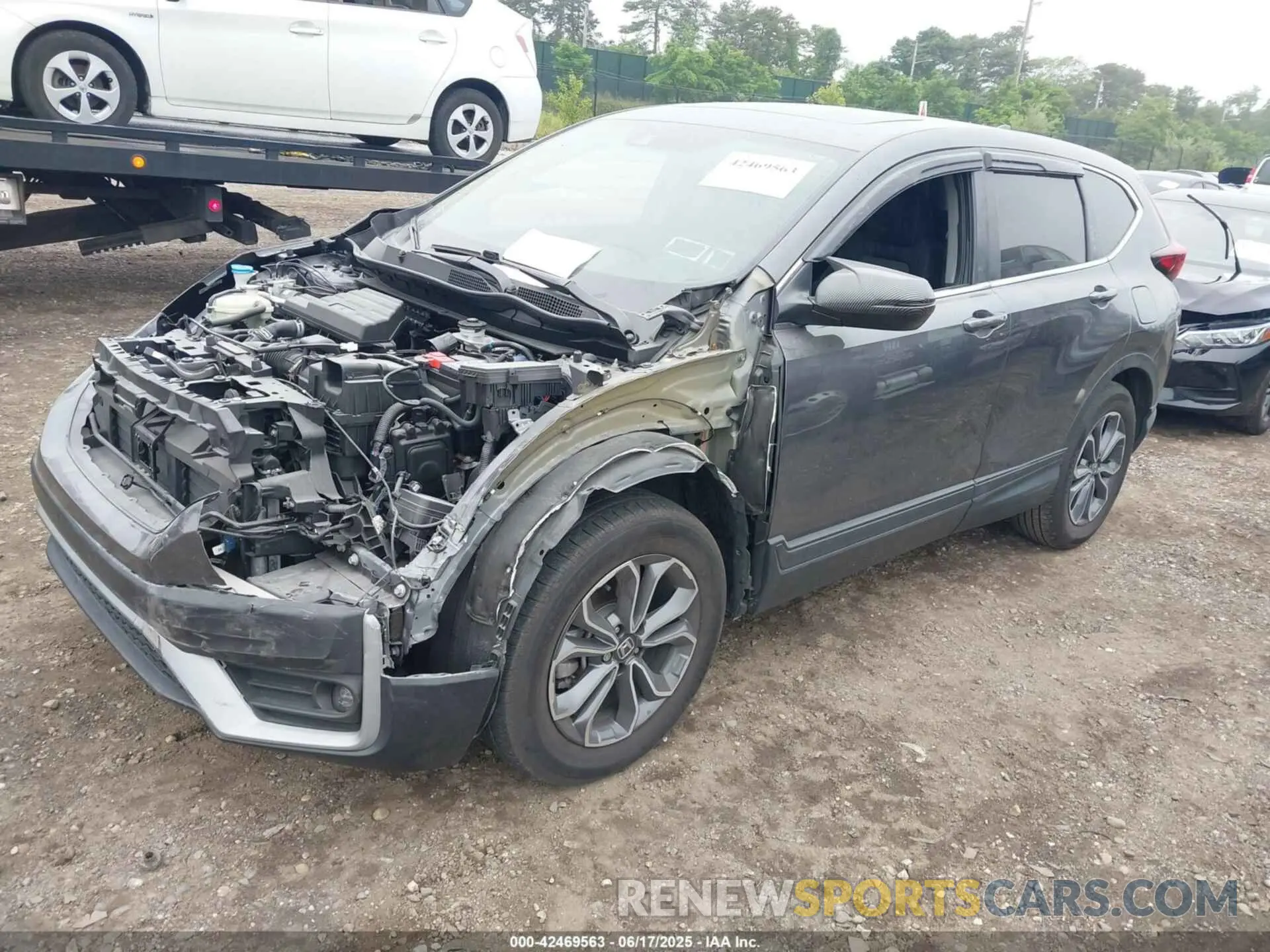2 Photograph of a damaged car 2HKRW2H55NH621309 HONDA CR-V 2022