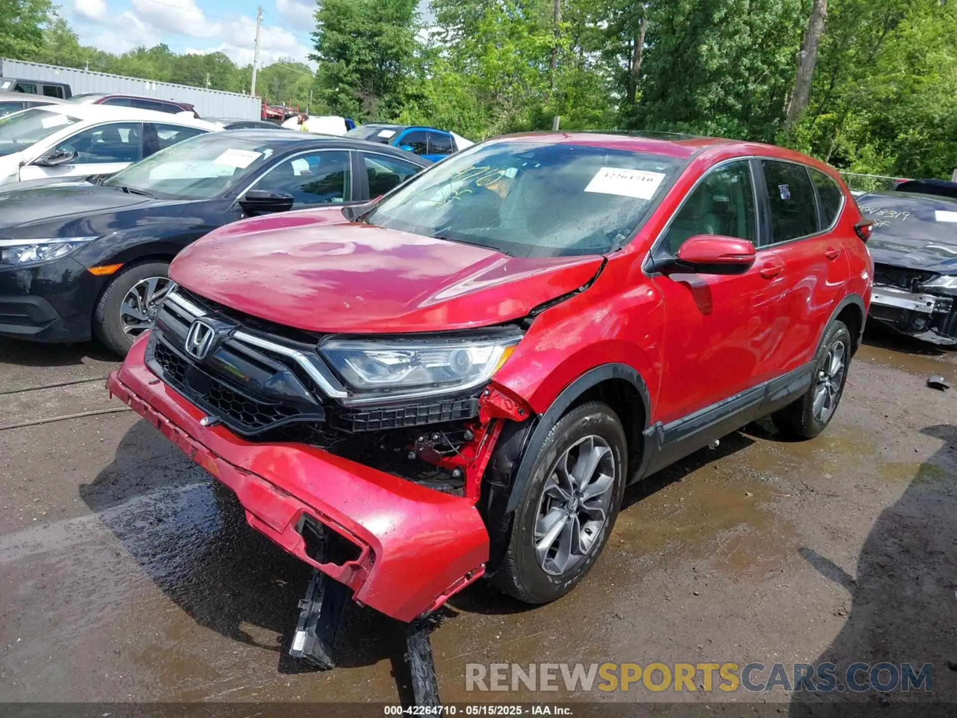 2 Photograph of a damaged car 2HKRW2H55NH625280 HONDA CR-V 2022