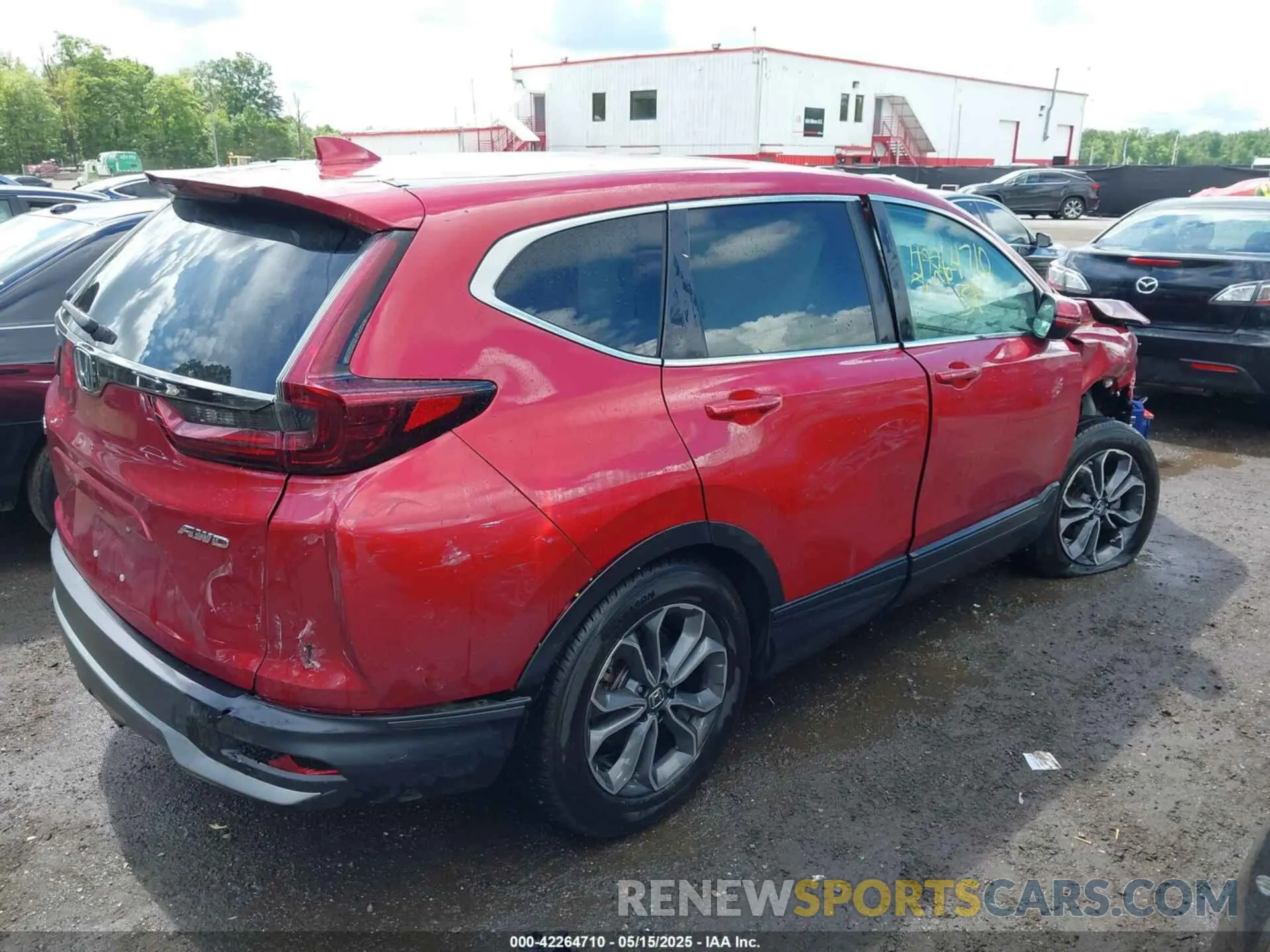 4 Photograph of a damaged car 2HKRW2H55NH625280 HONDA CR-V 2022