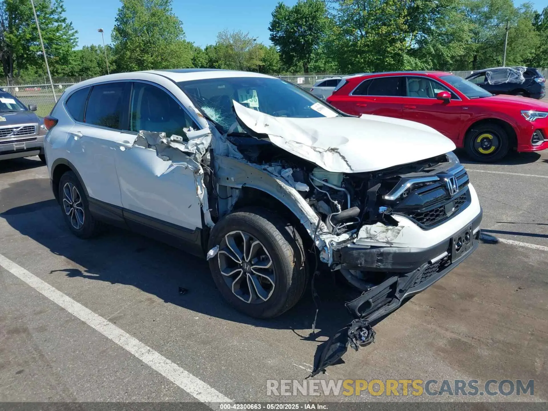 1 Photograph of a damaged car 2HKRW2H55NH671059 HONDA CR-V 2022