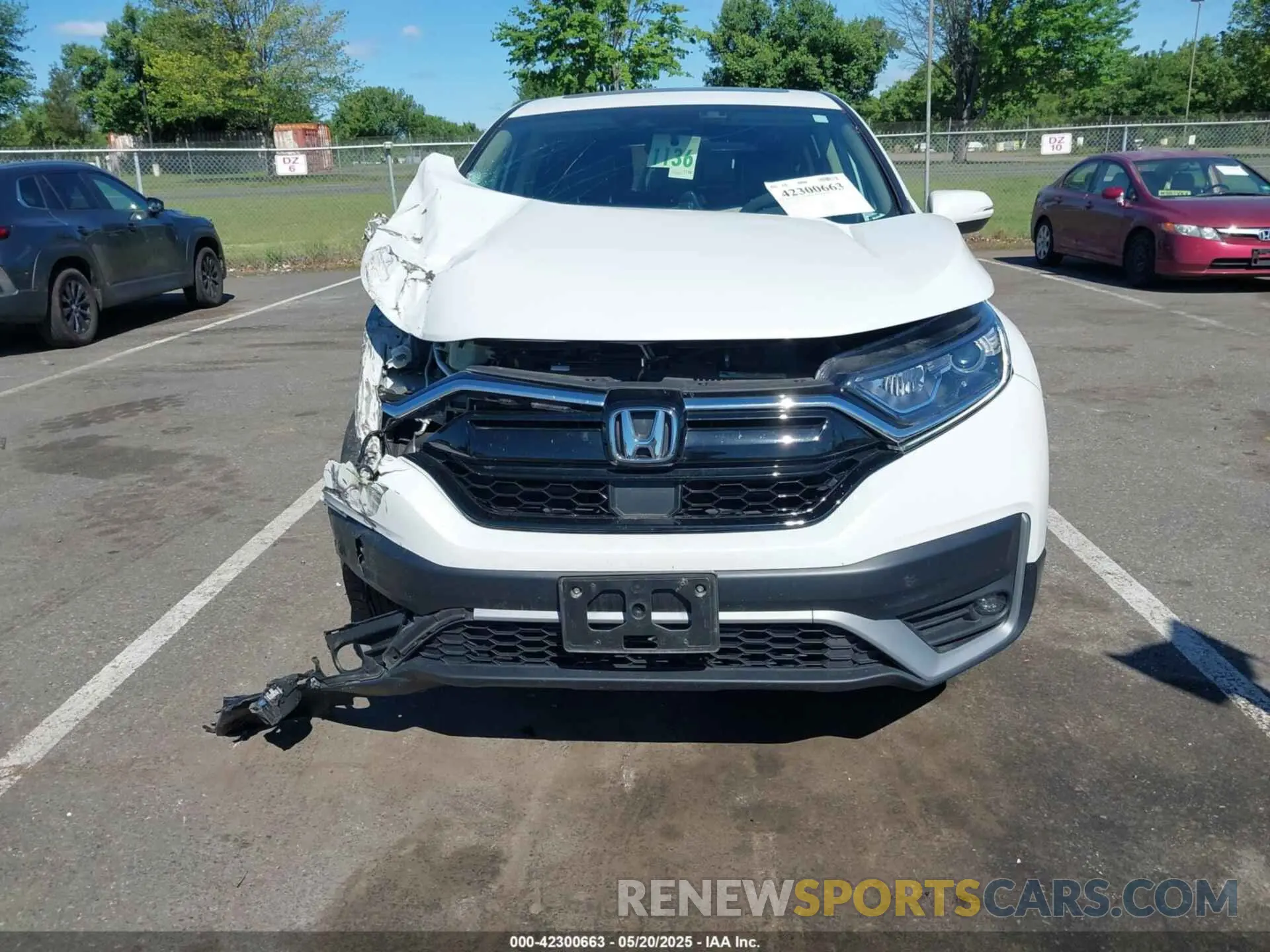 6 Photograph of a damaged car 2HKRW2H55NH671059 HONDA CR-V 2022