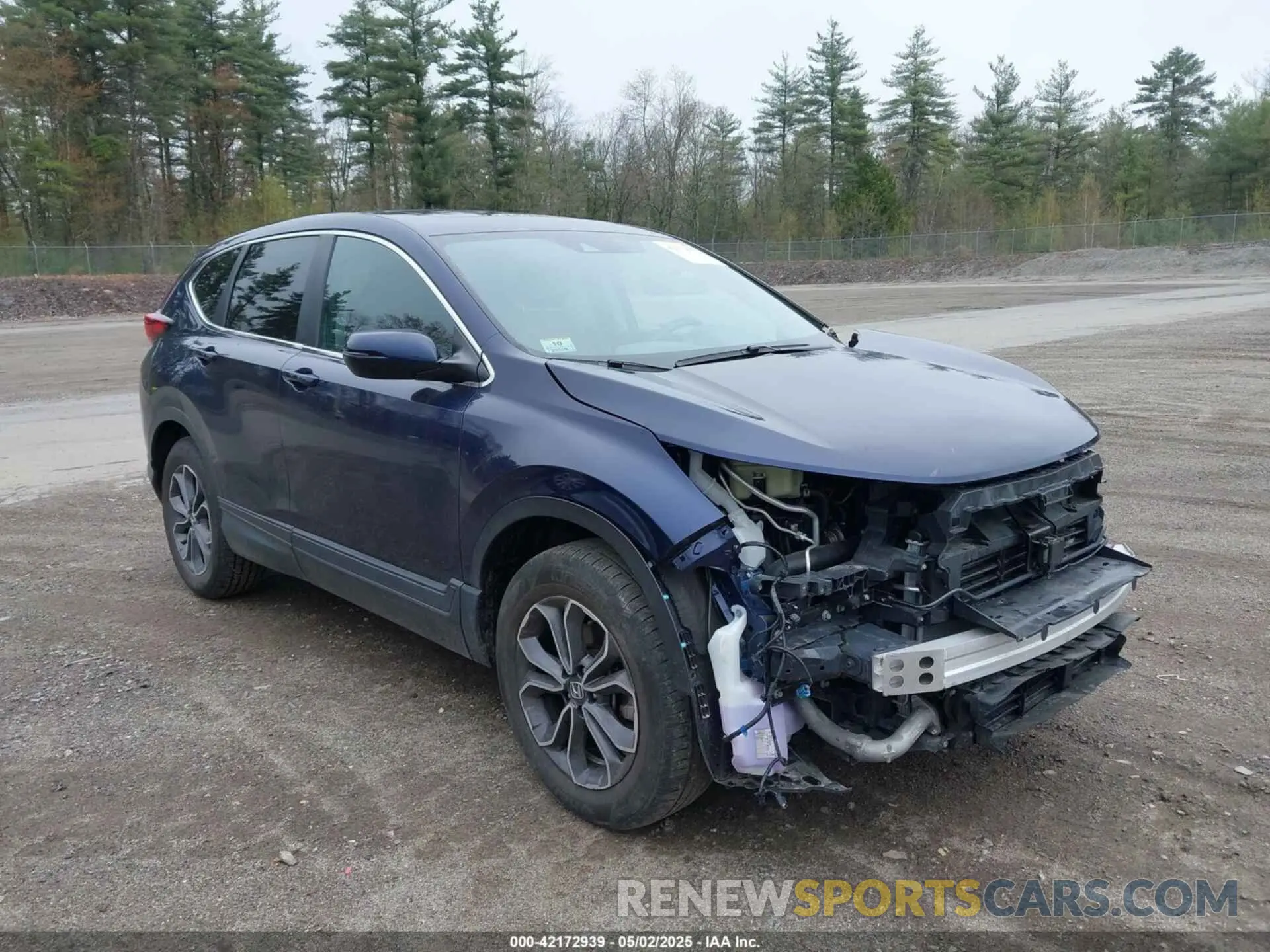1 Photograph of a damaged car 2HKRW2H56NH635347 HONDA CR-V 2022