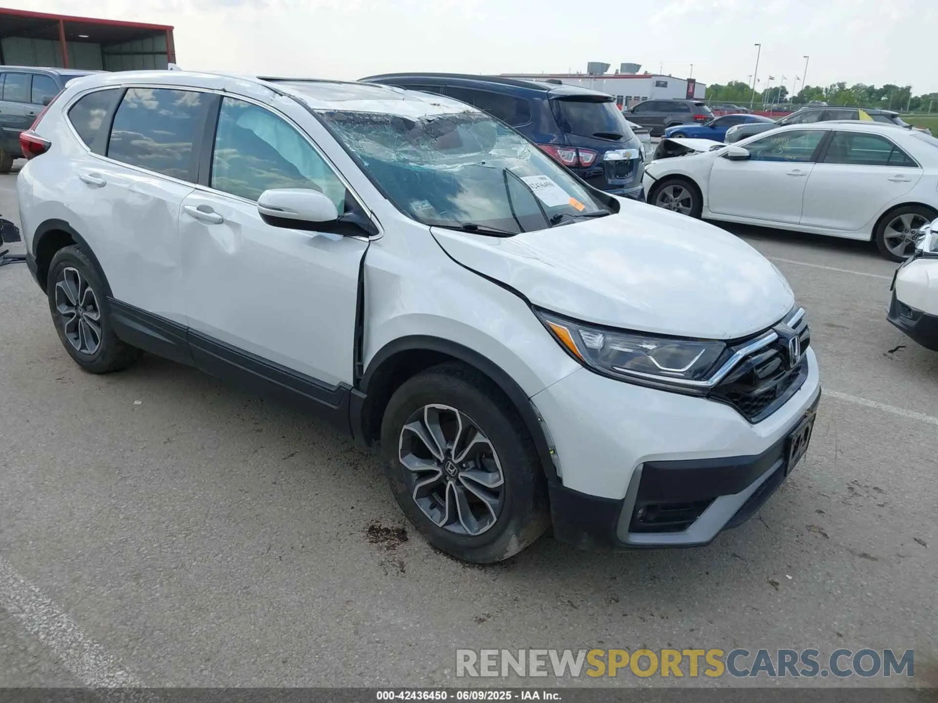 1 Photograph of a damaged car 2HKRW2H57NH660368 HONDA CR-V 2022