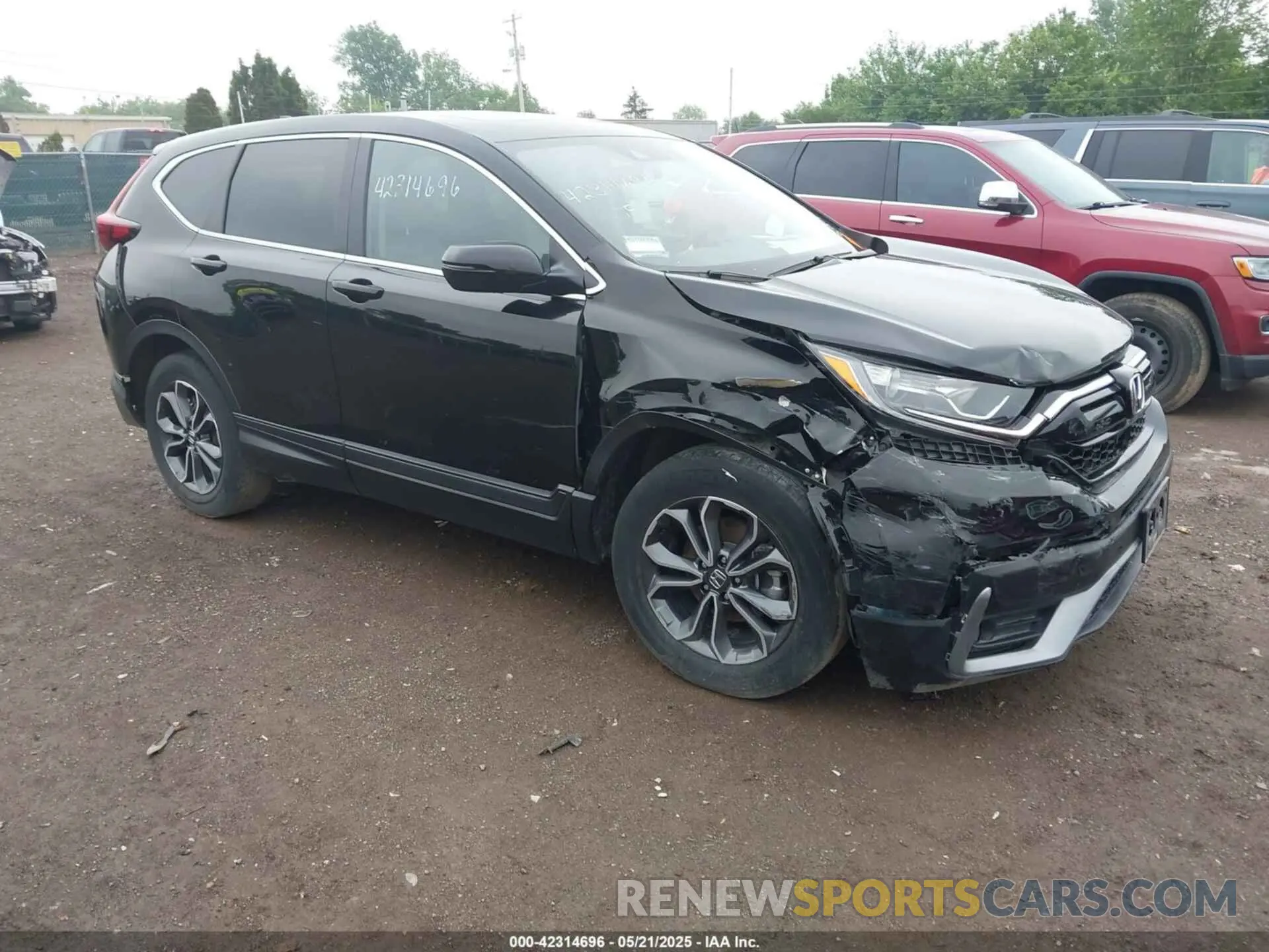 1 Photograph of a damaged car 2HKRW2H5XNH649333 HONDA CR-V 2022