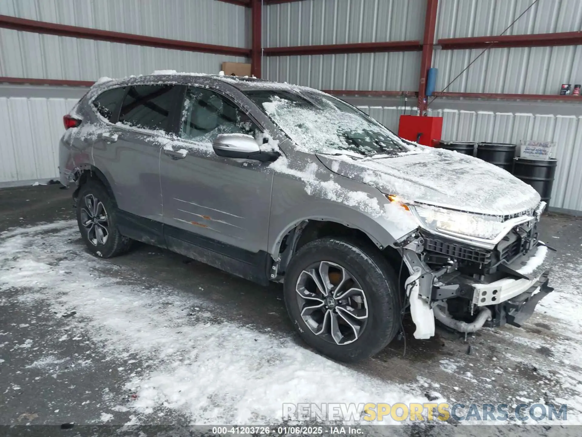 1 Photograph of a damaged car 2HKRW2H80NH616173 HONDA CR-V 2022