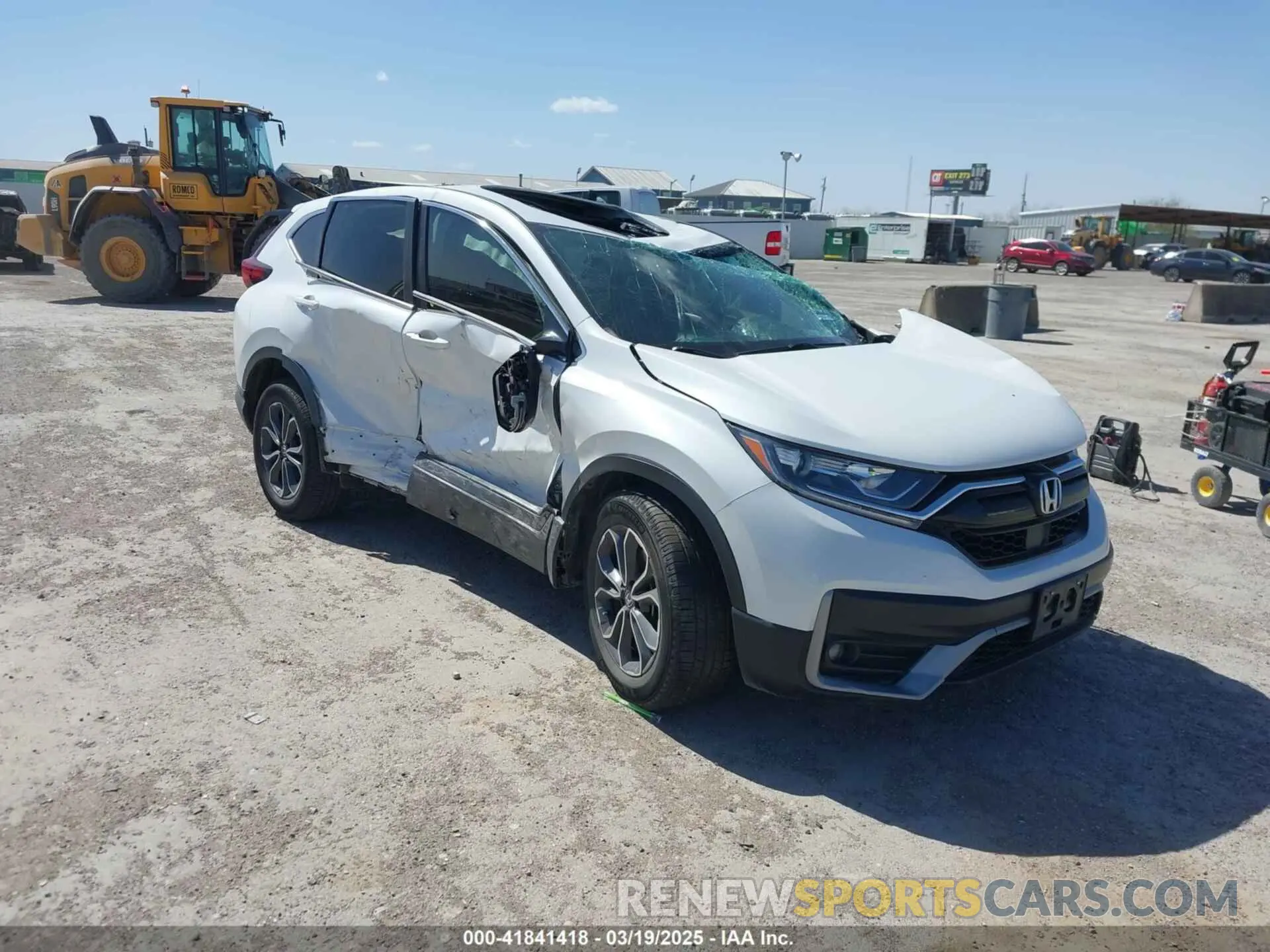 1 Photograph of a damaged car 2HKRW2H83NH642752 HONDA CR-V 2022
