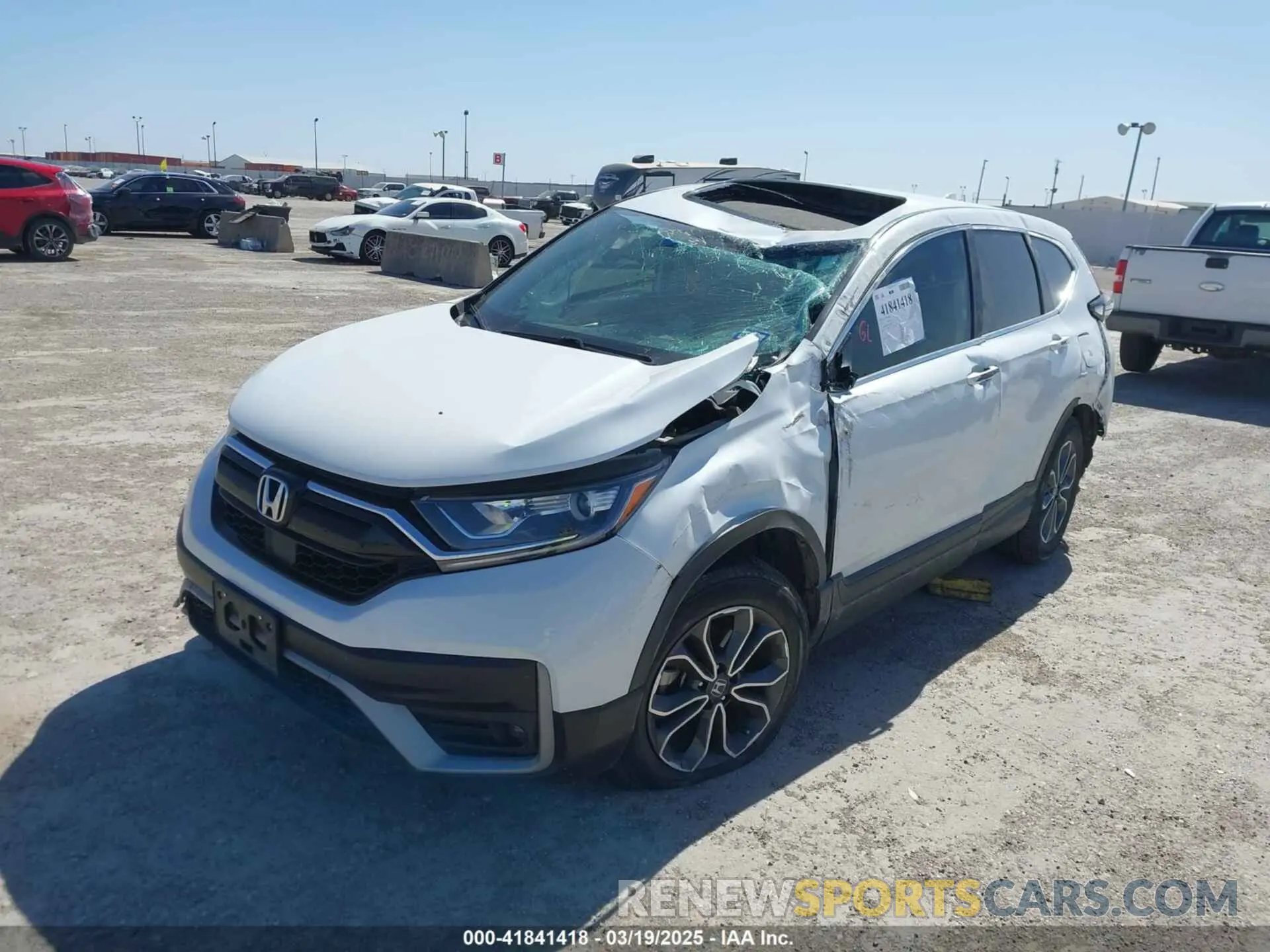 2 Photograph of a damaged car 2HKRW2H83NH642752 HONDA CR-V 2022