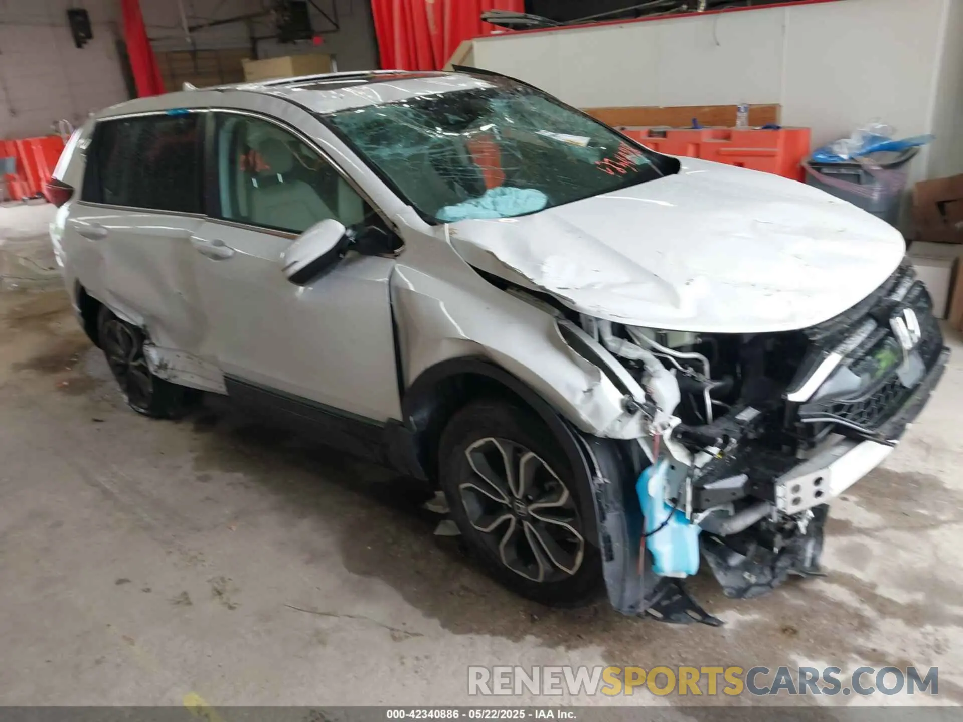 1 Photograph of a damaged car 2HKRW2H83NH653721 HONDA CR-V 2022