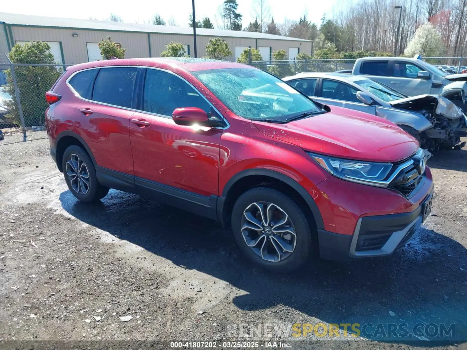 1 Photograph of a damaged car 2HKRW2H85NH656829 HONDA CR-V 2022