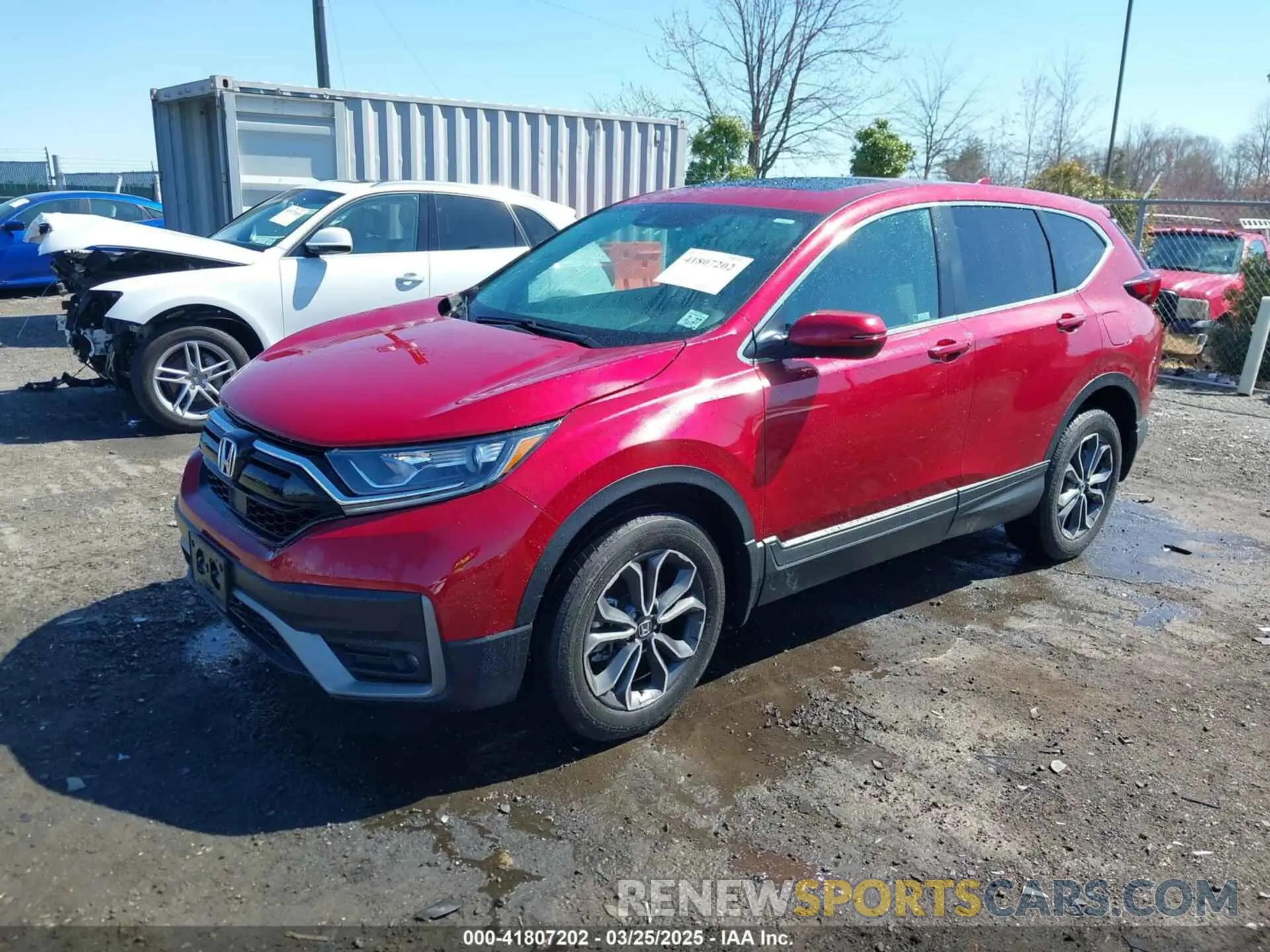 2 Photograph of a damaged car 2HKRW2H85NH656829 HONDA CR-V 2022