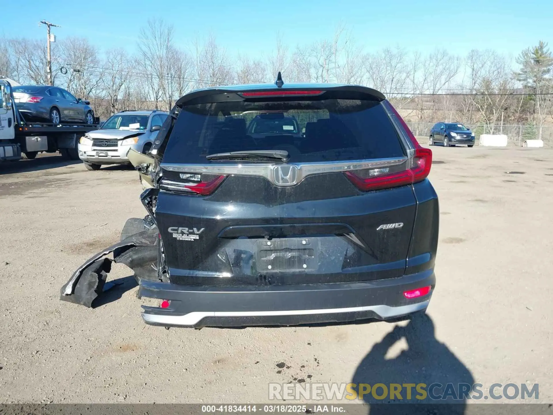 16 Photograph of a damaged car 2HKRW2H88NH605695 HONDA CR-V 2022