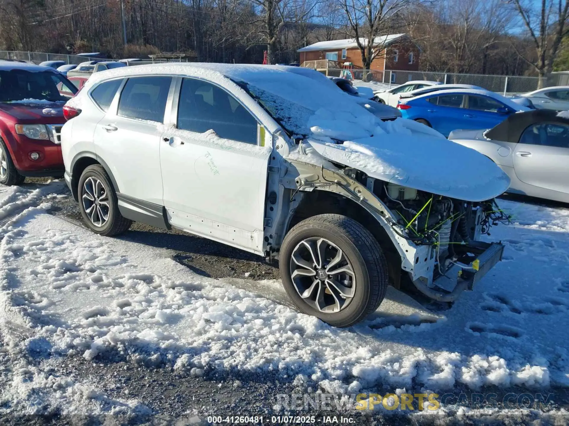 1 Photograph of a damaged car 2HKRW2H88NH607768 HONDA CR-V 2022