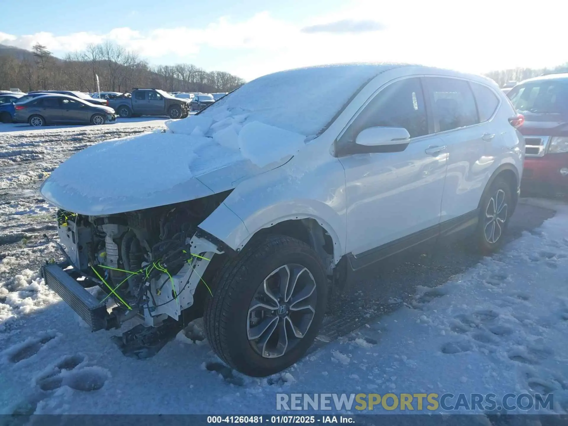 6 Photograph of a damaged car 2HKRW2H88NH607768 HONDA CR-V 2022