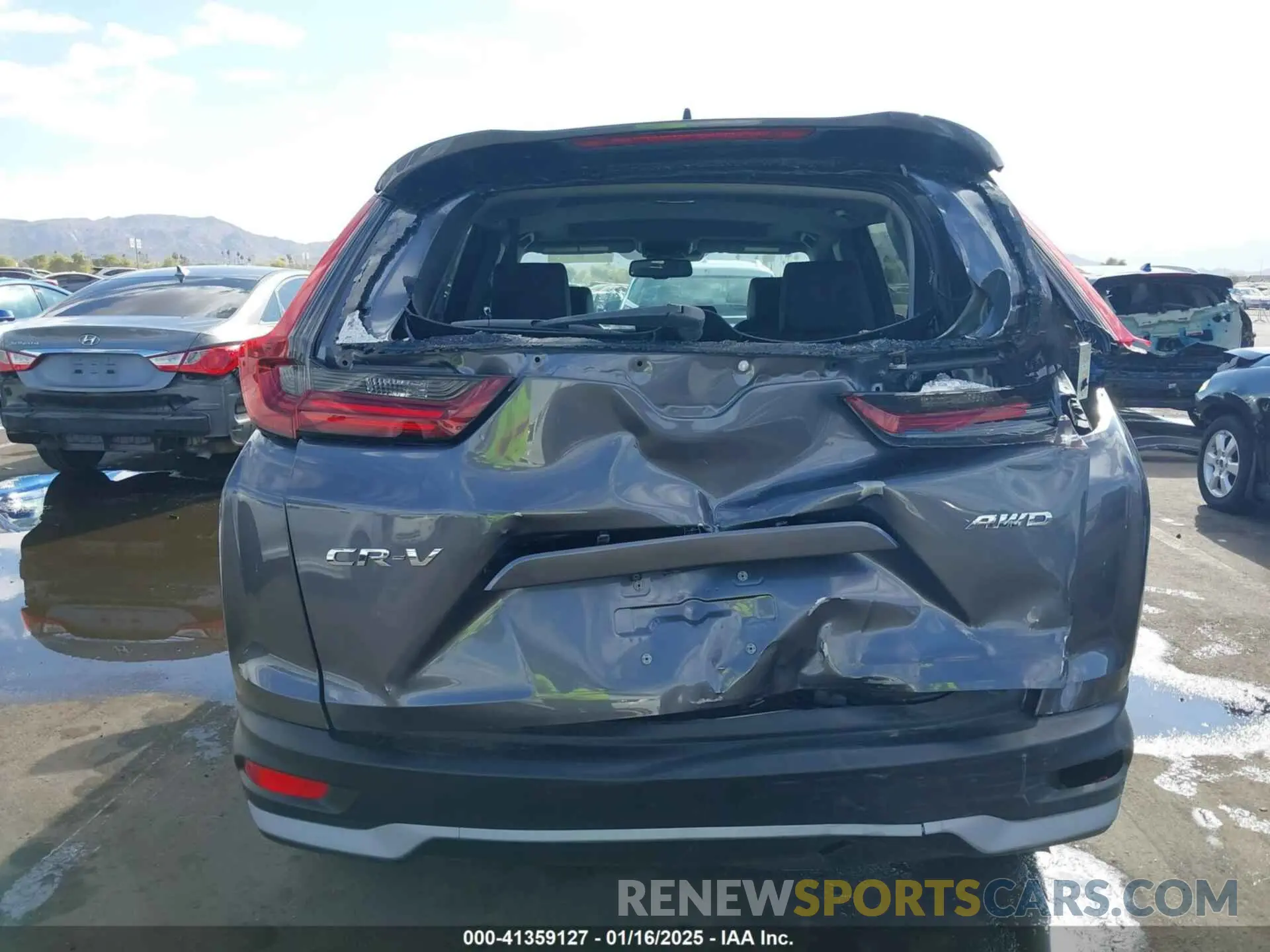 6 Photograph of a damaged car 2HKRW2H8XNH604645 HONDA CR-V 2022