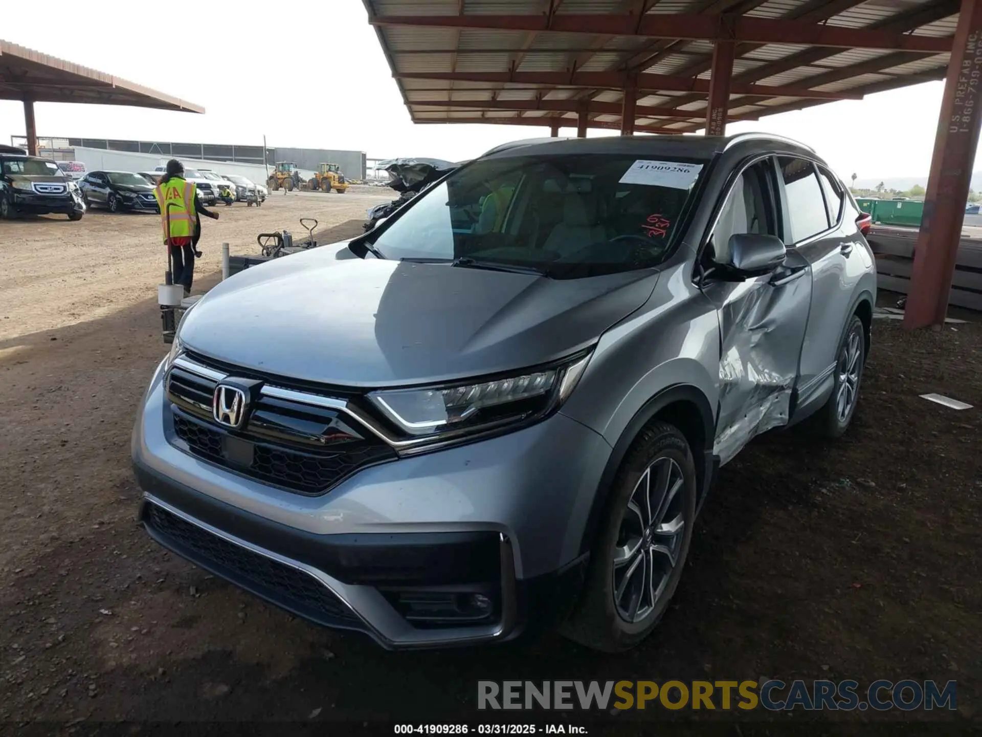 2 Photograph of a damaged car 2HKRW2H90NH639932 HONDA CR-V 2022
