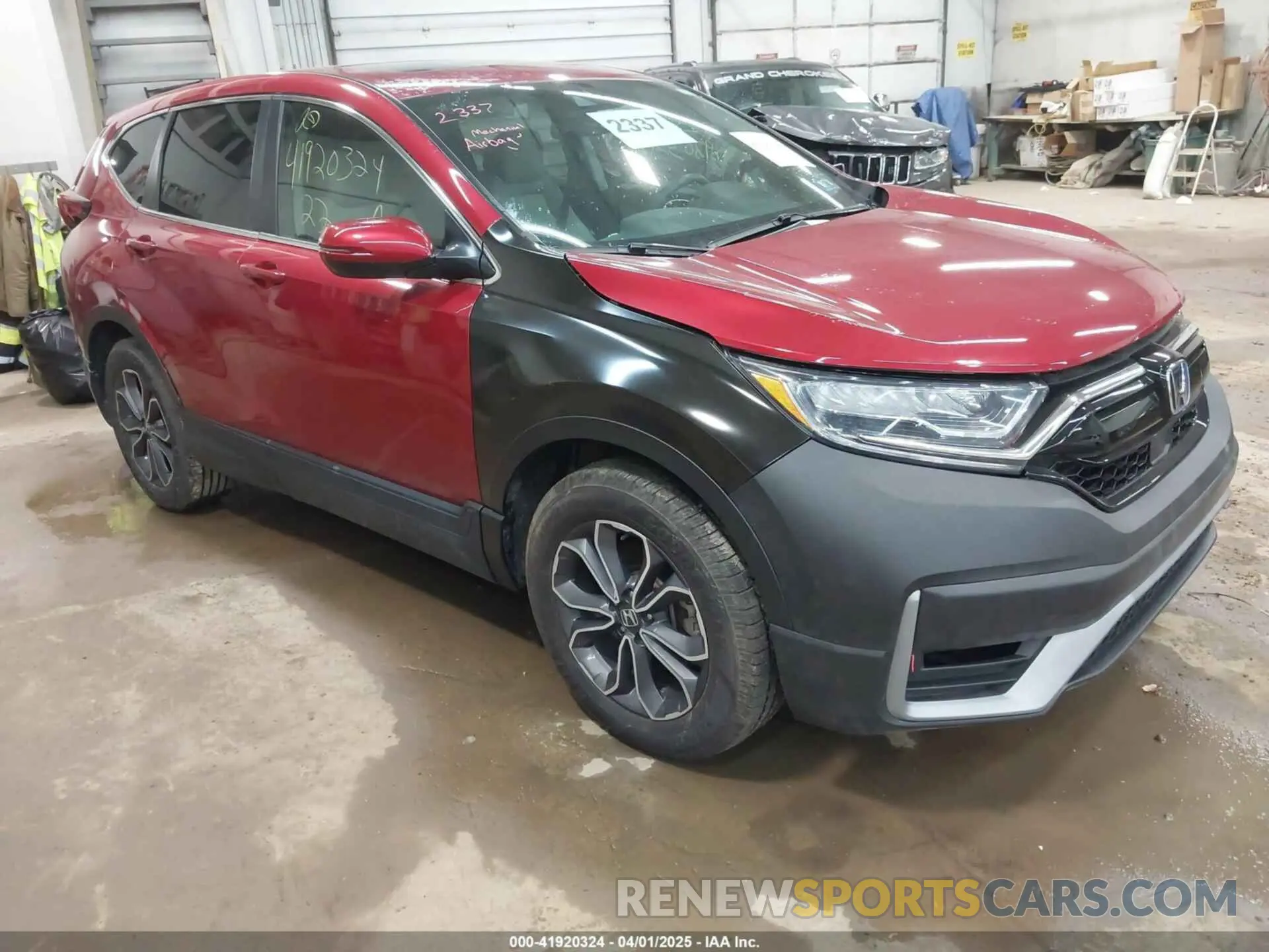 1 Photograph of a damaged car 5J6RT6H59NL042572 HONDA CR-V 2022