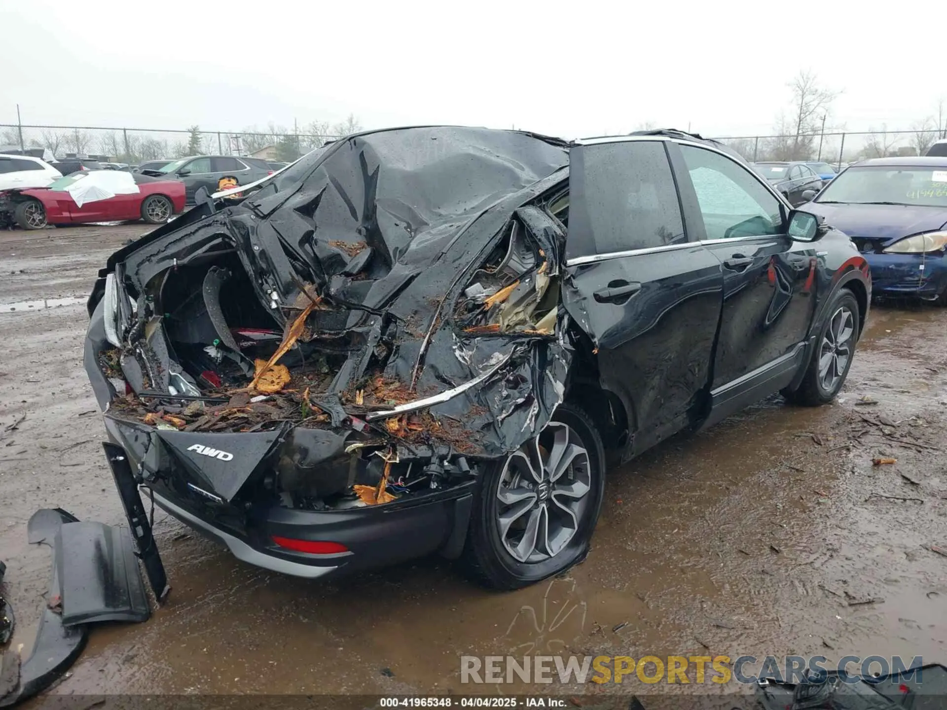 4 Photograph of a damaged car 5J6RT6H84NL055269 HONDA CR-V 2022