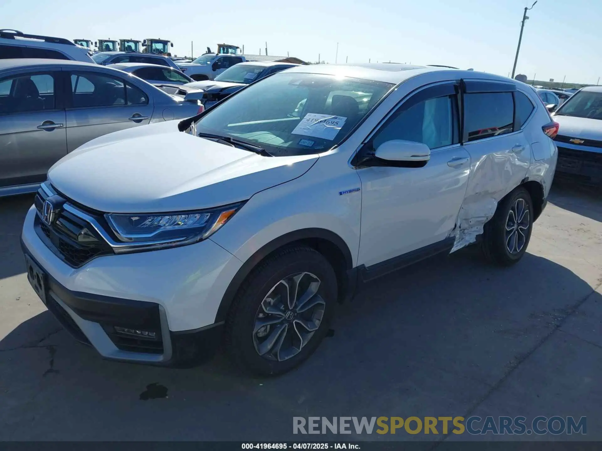 2 Photograph of a damaged car 5J6RT6H87NL041219 HONDA CR-V 2022