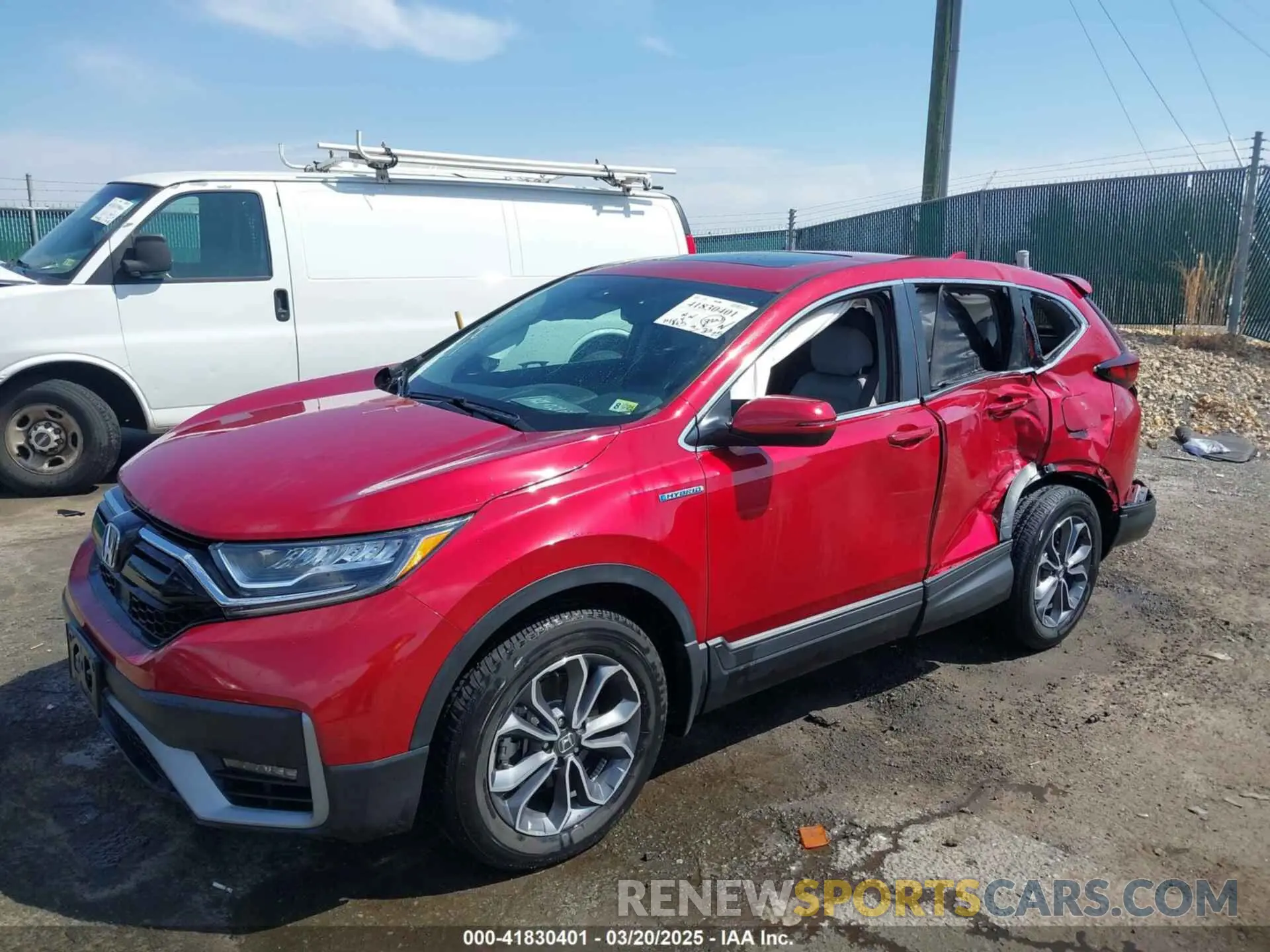 2 Photograph of a damaged car 5J6RT6H88NL050575 HONDA CR-V 2022