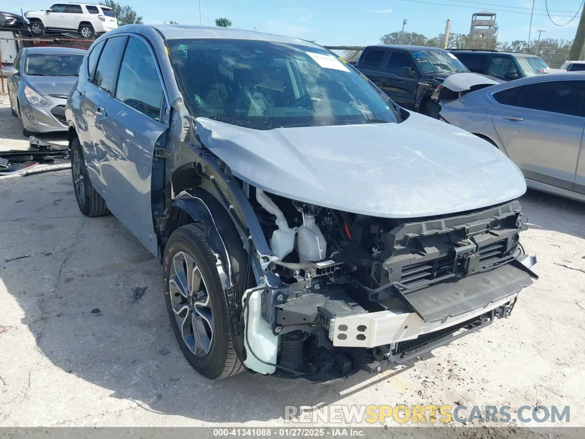 6 Photograph of a damaged car 5J6RT6H8XNL042669 HONDA CR-V 2022