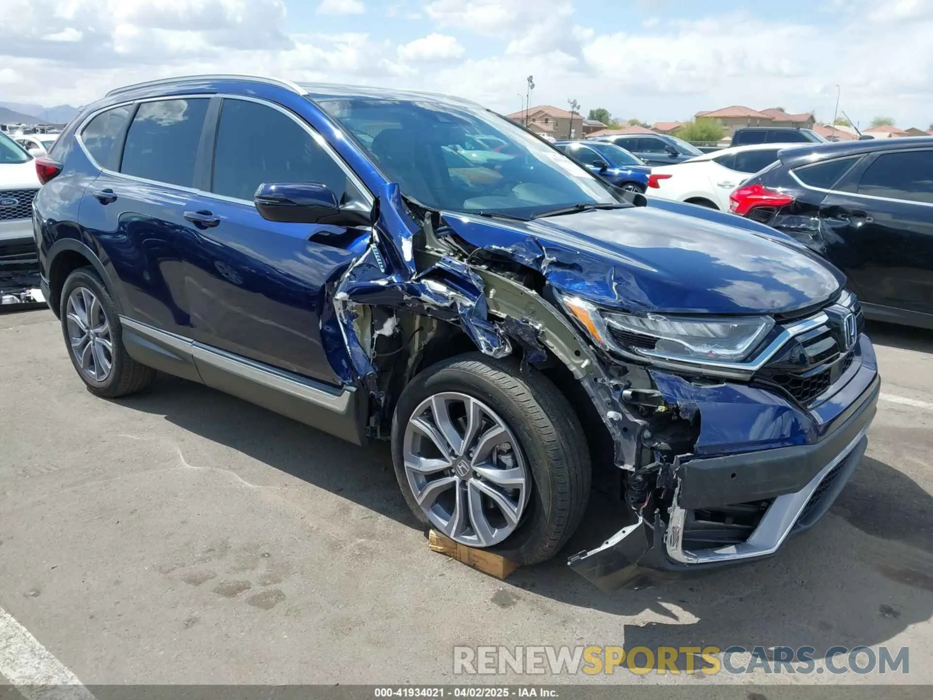 1 Photograph of a damaged car 5J6RT6H9XNL042471 HONDA CR-V 2022